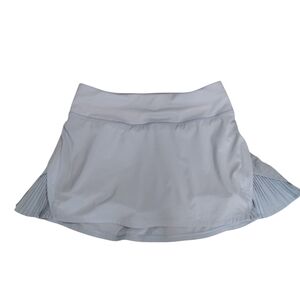 Lululemon Play Off The Pleats Skirt In Daydream Blue Size 4 Run Golf Gym Sporty